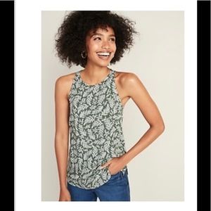High Neck Sleeveless Top
